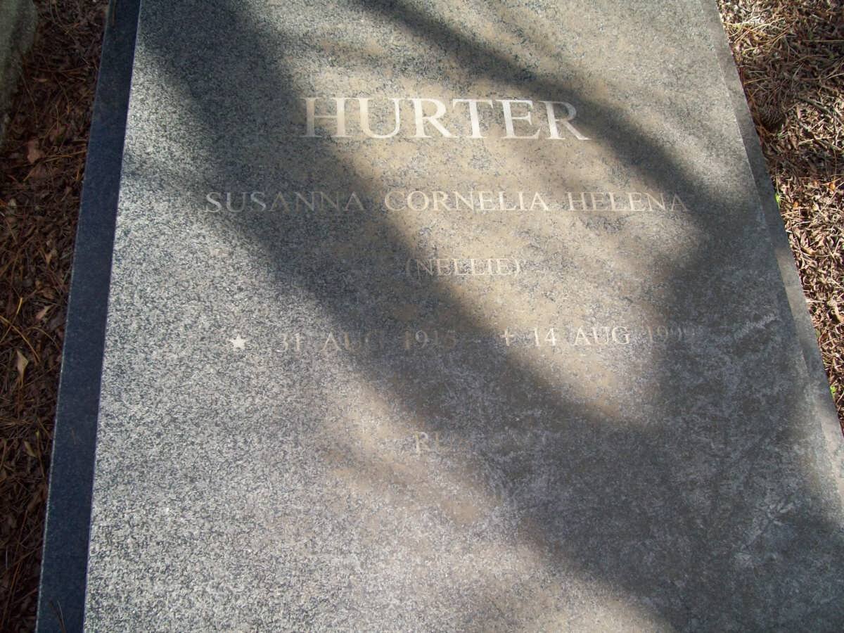 HURTER Susanna Cornelia Helen 1915-1999