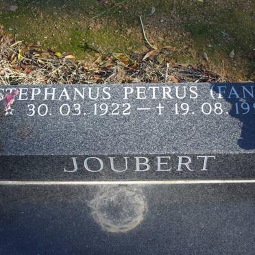 JOUBERT Stephanus Petrus 1922-1996