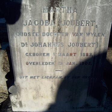 JOUBERT Martha Jacoba 1883-1905