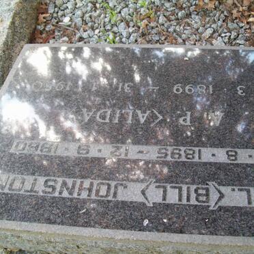 JOHNSTON W.L. 1895-1960 &amp; A.P. 1899-1950