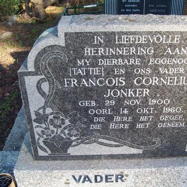 JONKER Francois Cornelius 1900-1960 &amp; W.C.J. 1901-1990_2