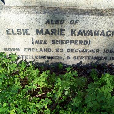 KAVANAGH Elsie Marie nee SHEPPARD 1885-1951