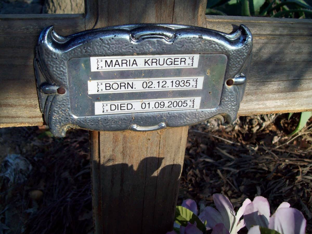 KRUGER Maria 1935-2005