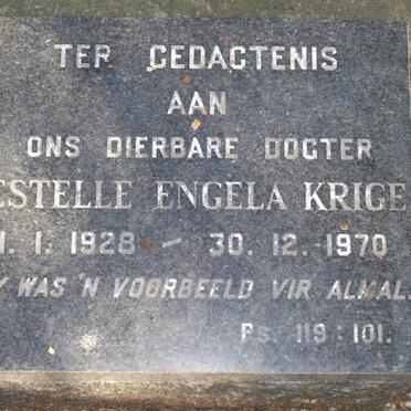 KRIGE Estelle Engela 1928-1970