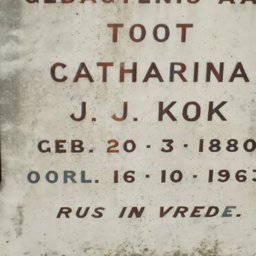 KOK Catharina J.J. 1880-1963
