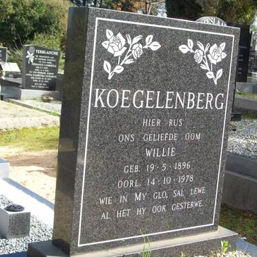 KOEGELENBERG Willie 1896-1978