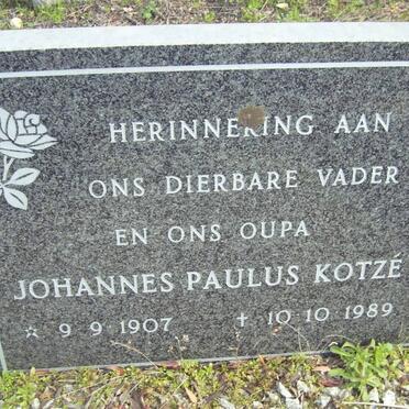 KOTZE Johannes Paulus 1907-1989