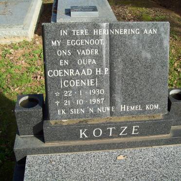 KOTZE Coenraad H.P. 1930-1987