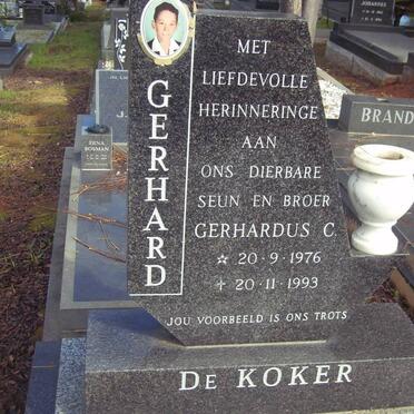 KOKER Gerhardus, de 1976-1993