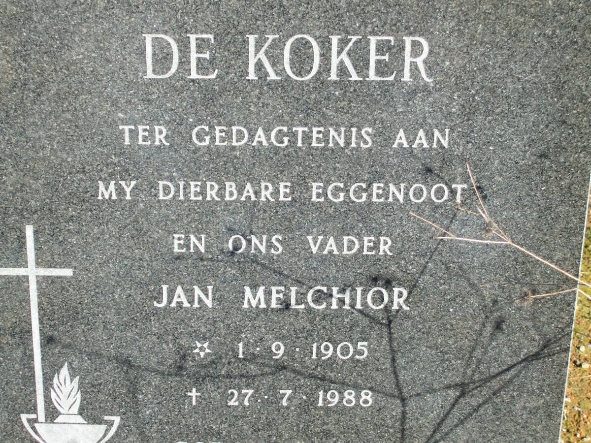 KOKER Jan Melchior, de 1905-1988