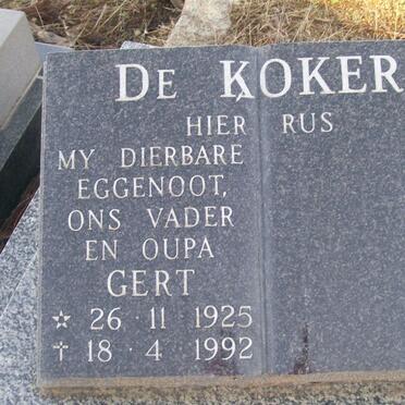 KOKER Gert, de 1925-1992