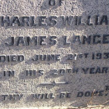 LANGE Charles William James -1931
