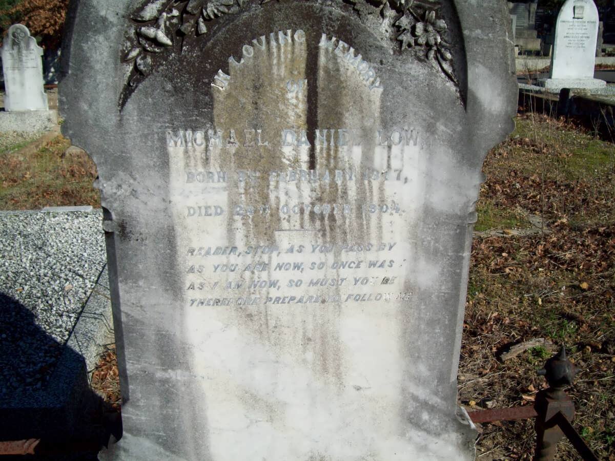 LOW Michael Daniel 1877-1904