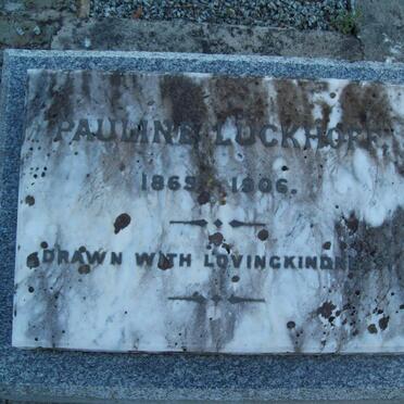 LUCKHOFF Pauline 1865-1906