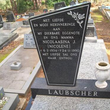 LAUBSCHER Nicolaasina J. 1934-1990