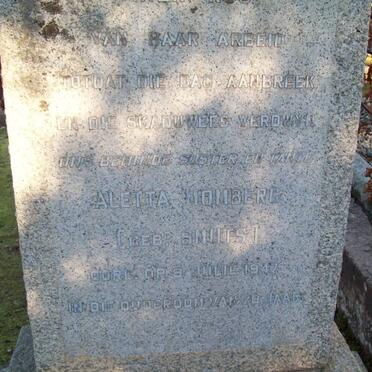 MOMBERG Aletta nee SMUTS -1947