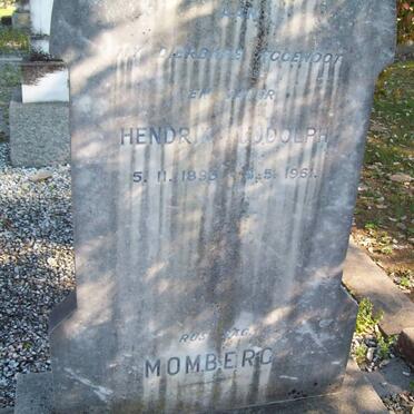 MOMBERG Hendrik Ludolph 1893-1961