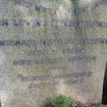 MURPHY Michael Mathias -1917