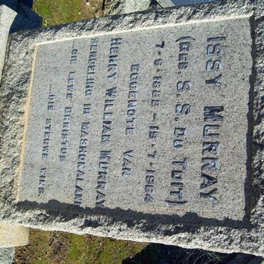 MURRAY S.S. nee DU TOIT 1888-1964