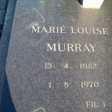 MURRAY Marie Louise 1952-1970
