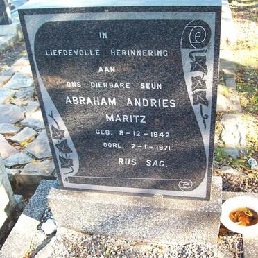 MARITZ Abraham Andries 1942-1971