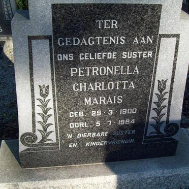MARAIS Petronella Charlotta 1900-1984