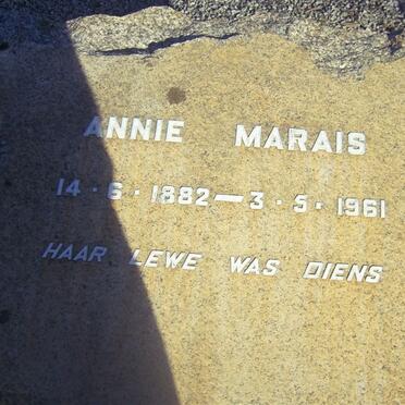 MARAIS Annie 1882-1961