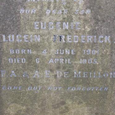 MEILLON Eugenie Lucein Frederick, de 1901-1905