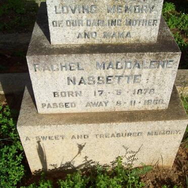 NASSETTE Rache Magdalene 1878-1966