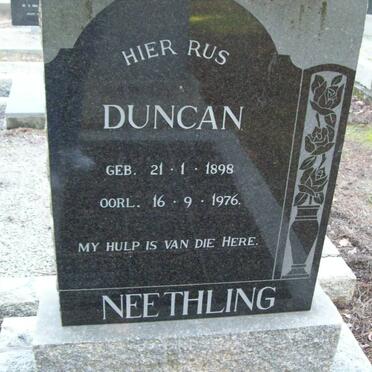 NEETHLING Duncan 1898-1976