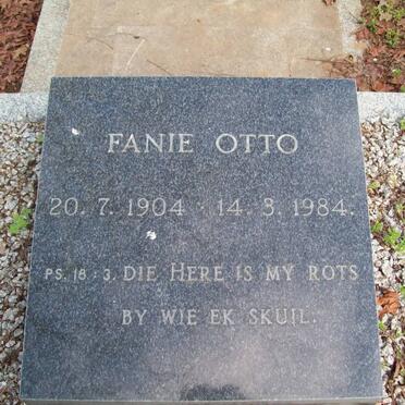 OTTO Fanie 1904-1984