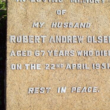 OLSEN Robert Andrew -1951