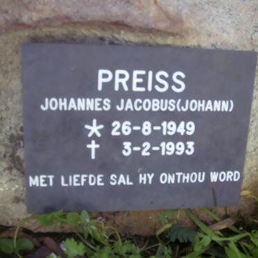 PREISS Johannes Jacobus 1949-1993