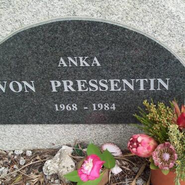 PRESSENTIN Anka, von 1968-1984