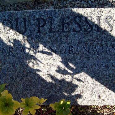 PLESSIS Maria Hendrina 1928-1992