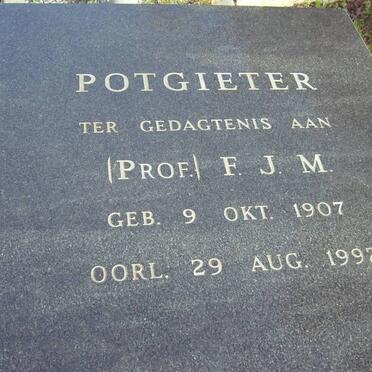 POTGIETER F.J.M. 1907-1992