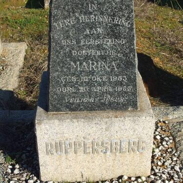 RUPPERSBERG Marina 1953-1955