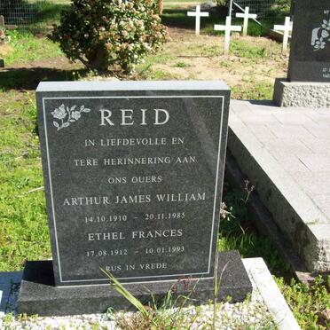 REID Arthur James William 1910-1985 &amp; Ethel Frances 1912-1993