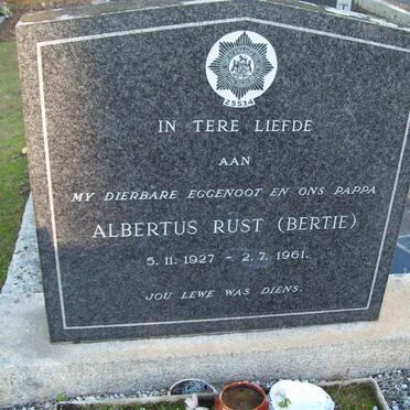 RUST Albertus 1927-1961