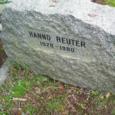 REUTER Hanno 1928-1980