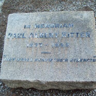 RITTER Paul Albert 1877-1952