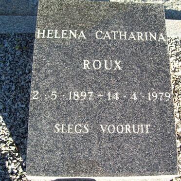 ROUX Helena Catharina 1897-1979