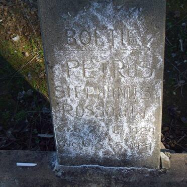 ROSSOUW Petrus Stephanus 1929-1931