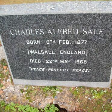 SALE Charles Alfred 1877-1966