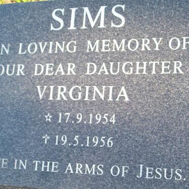 SIMS Virginia 1954-1956