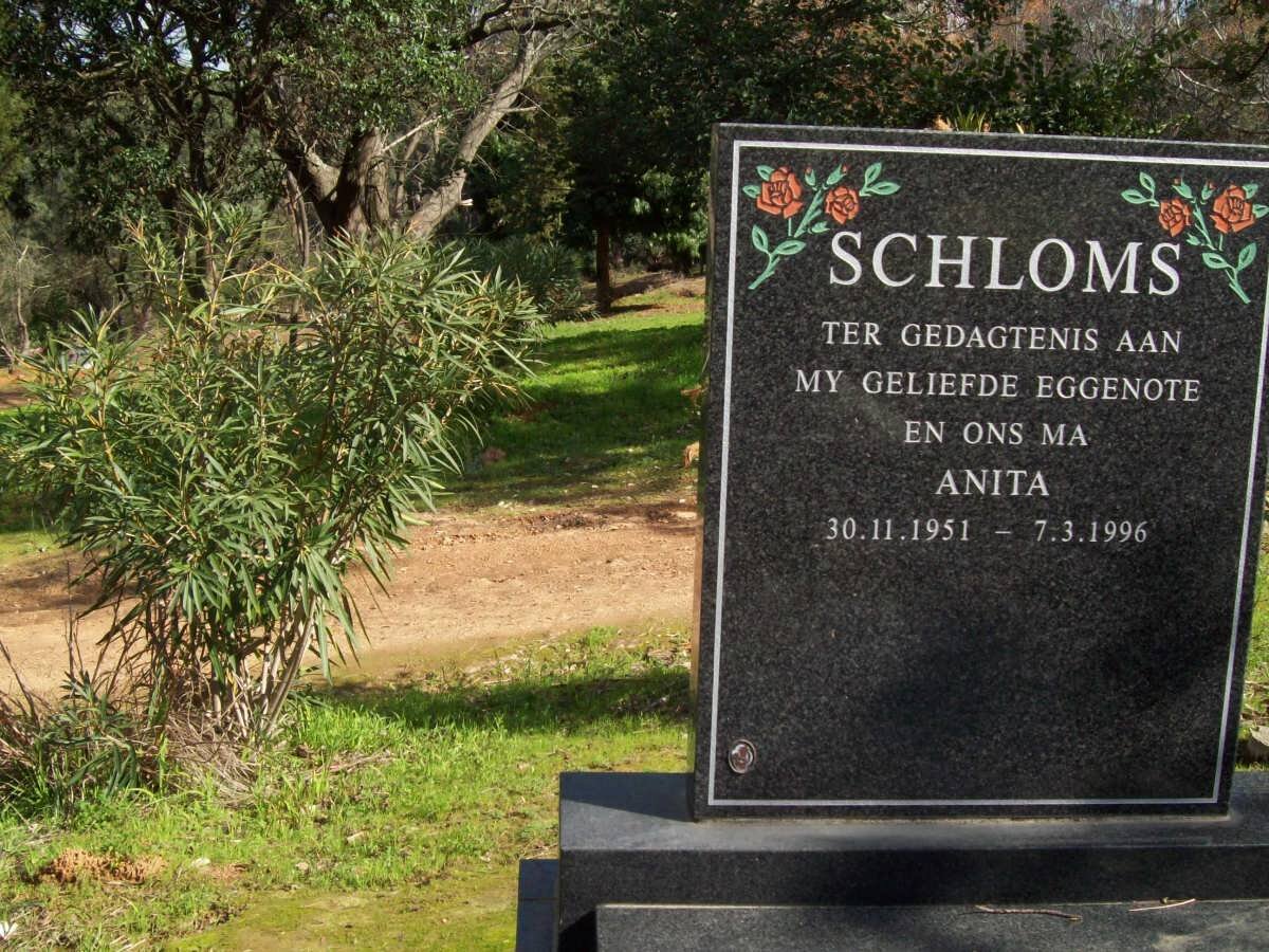 SCHLOMS Anita 1951-1996