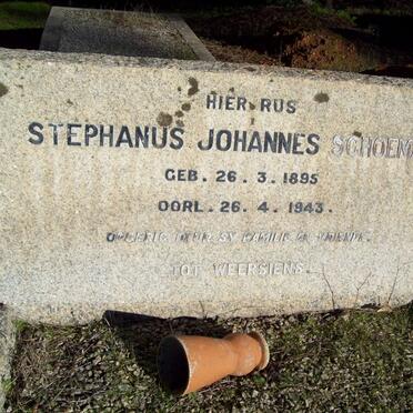 SCHOEMAN Stephanus Johannes 1895-1943
