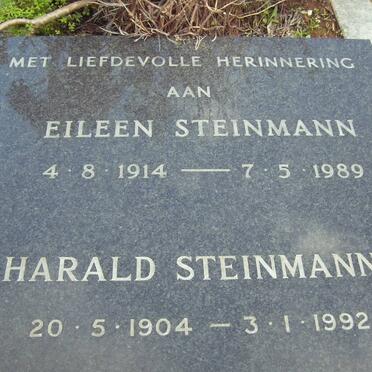 STEINMANN Harald 1904-1992 &amp; Eileen 1914-1989