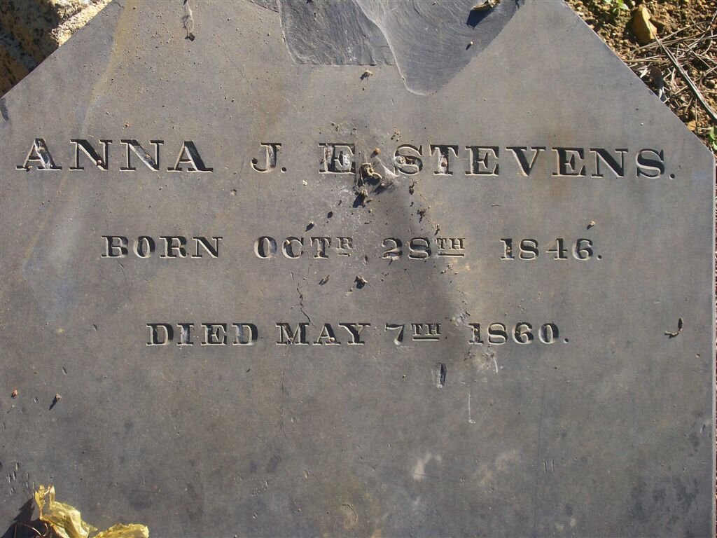 STEVENS Anna J.E. 1846-1860
