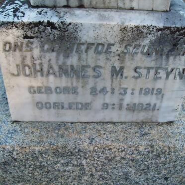 STEYN Johannes M. 1919-1921